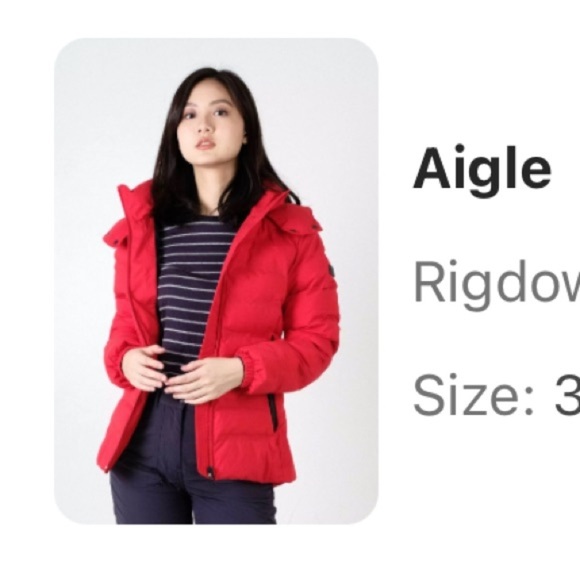 🇫🇷Aigle Winter Puffer/ Quilted Jacket for Women- 34 - Picture 5 of 15